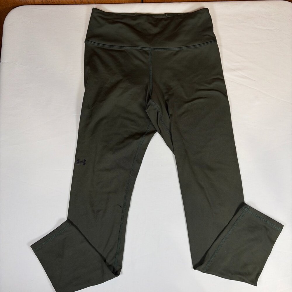 Under Armour Coldgear Compression Activewear Leggings Women's M Green